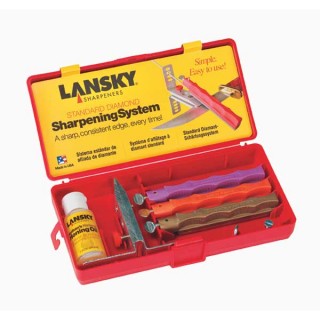 Lansky 3-Stone Diamond Knife Sharpening System Lansky 3-Stone Diamond Knife Sharpening System