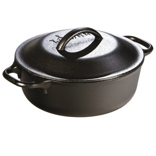 Lodge 8in Cast Iron Serving Pot Pre-Seasoned 2-Quart Lodge 8in Cast Iron Serving Pot Pre-Seasoned 2-Quart