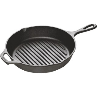Lodge L8GP3 10.25 Inch Round Cast Iron Grill Pan Lodge L8GP3 10.25 Inch Round Cast Iron Grill Pan