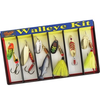 MEPPS набор блесен для судака Walleye Kit - Plain and Dressed Lure Assortment MEPPS набор блесен для судака Walleye Kit - Plain and Dressed Lure Assortment