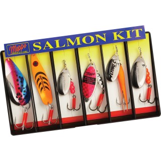 MEPPS набор блесен для лосося Salmon Kit - Plain Lure Assortment MEPPS набор блесен для лосося Salmon Kit - Plain Lure Assortment