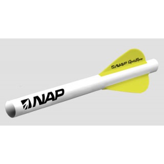 New Archery Quikfletch Quikspin In. 6Pk Wht/Yel New Archery Quikfletch Quikspin In. 6Pk Wht/Yel