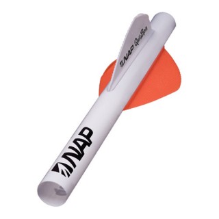 New Archery Quikfletch Quikspin 2 In. 6Pk Wht/Org New Archery Quikfletch Quikspin 2 In. 6Pk Wht/Org