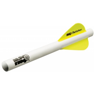 New Archery Quikfletch Twister 2 In. 6Pk Wht/Org New Archery Quikfletch Twister 2 In. 6Pk Wht/Org