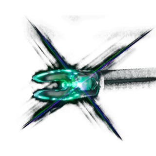 NOCKTURNAL Хвостовик с мигающей голубой и зеленой подсветкой Nocturnal fit nock 3 шт. NOCKTURNAL Хвостовик с мигающей голубой и зеленой подсветкой Nocturnal fit nock 3 шт.