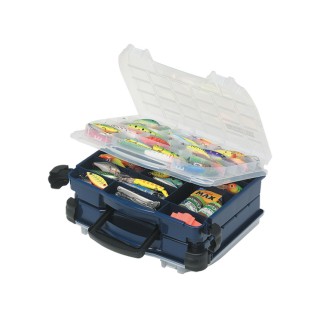 Plano 2-Sided Double-Cover Blue Tackle Box Plano 2-Sided Double-Cover Blue Tackle Box