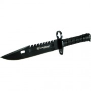 S and W SW3B Fixed 7.75 in Black Blade Polymer Handle