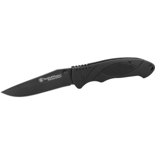S and W SWA25 Folder 3.25 in Black Blade Rubber Handle S and W SWA25 Folder 3.25 in Black Blade Rubber Handle