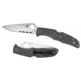 Spyderco Endura 4 Folder 3.75 in Comboedge Green FRN Handle Spyderco Endura 4 Folder 3.75 in Comboedge Green FRN Handle
