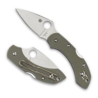 Spyderco Dragonfly Folder 2.25 in Plain Green G-10 Handle Spyderco Dragonfly Folder 2.25 in Plain Green G-10 Handle