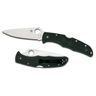 Spyderco Endura 4 Folder 3.75 in Plain Green FRN Handle Spyderco Endura 4 Folder 3.75 in Plain Green FRN Handle