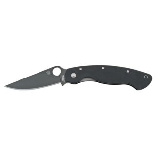 Spyderco Military Folder 4.0 in Black Plain Black G-10 Hndl Spyderco Military Folder 4.0 in Black Plain Black G-10 Hndl