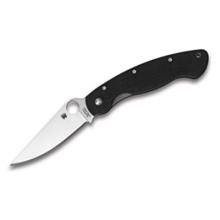 Spyderco Military Folder 4.0 in Plain Black G-10 Handle Spyderco Military Folder 4.0 in Plain Black G-10 Handle