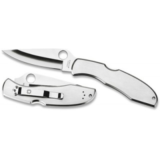 Spyderco Endura 4 Folder 3.75 in Serrated Stainless Handle Spyderco Endura 4 Folder 3.75 in Serrated Stainless Handle