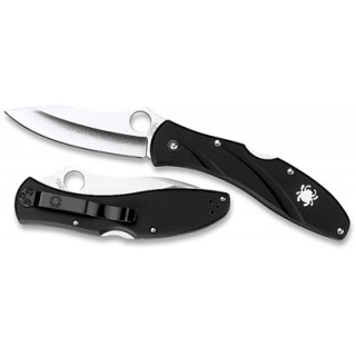 Spyderco Centofante Folder 3.1 in Plain Black FRN Handle Spyderco Centofante Folder 3.1 in Plain Black FRN Handle