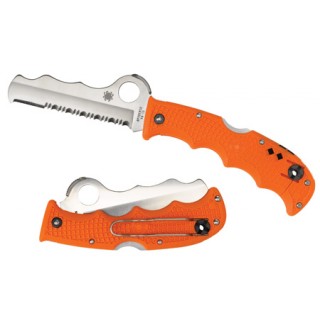Spyderco Rescue Assist 3.69 in Comboedge Orange FRN Handle Spyderco Rescue Assist 3.69 in Comboedge Orange FRN Handle