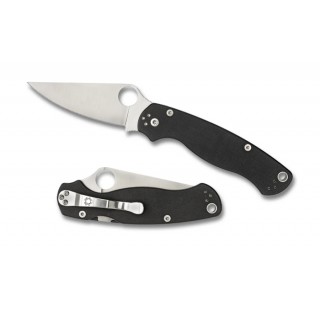 Spyderco Para 2 Folder 3.44 in Plain Black G-10 Handle Spyderco Para 2 Folder 3.44 in Plain Black G-10 Handle