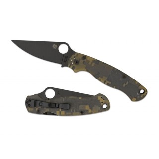 Spyderco Para 2 Folder 3.44 in Black Plain Digi Camo G-10 Spyderco Para 2 Folder 3.44 in Black Plain Digi Camo G-10