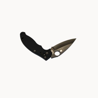 Spyderco Manix 2 Folder 3.38 in Black Plain Black G-10 Hndl Spyderco Manix 2 Folder 3.38 in Black Plain Black G-10 Hndl