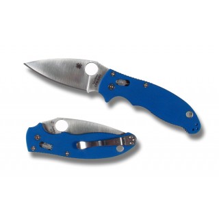 Spyderco Manix 2 Folder 3.38 in Plain Blue FRN Handle Spyderco Manix 2 Folder 3.38 in Plain Blue FRN Handle