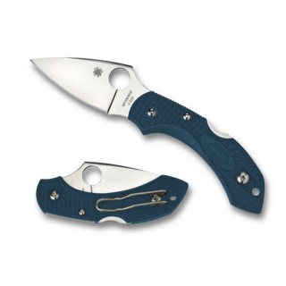 Spyderco Dragonfly 2 Plain Edge 2.29 in Blade Blue FRN Spyderco Dragonfly 2 Plain Edge 2.29 in Blade Blue FRN
