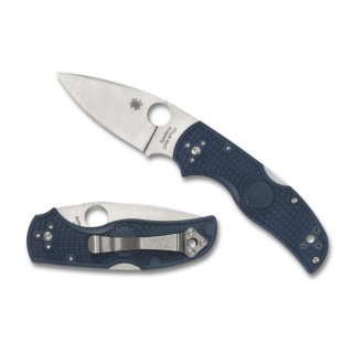 Spyderco Native 5 Plain Edge 2.95 in Blade Blue FRN Spyderco Native 5 Plain Edge 2.95 in Blade Blue FRN