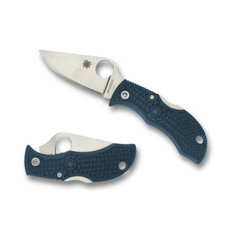 Spyderco Manbug Plain 1.97 in Blade Blue FRN Spyderco Manbug Plain 1.97 in Blade Blue FRN