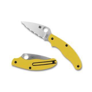 Spyderco UK Penknife Lightweight Yellow LC200N Spyderco UK Penknife Lightweight Yellow LC200N