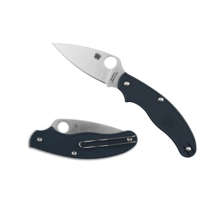 Spyderco UK Penknife 2.94 in Plain Blue FRN Handle Spyderco UK Penknife 2.94 in Plain Blue FRN Handle