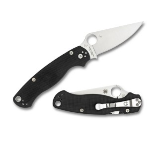 Spyderco Para 2 Folder 3.44 in Plain Black G-10 Handle LH Spyderco Para 2 Folder 3.44 in Plain Black G-10 Handle LH