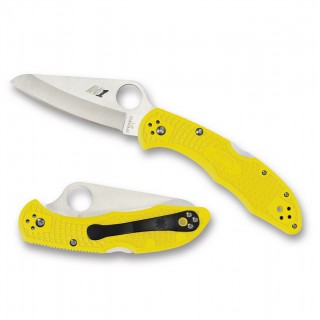 Spyderco Salt 2 Folder 3.0 in Plain Yellow FRN Handle Spyderco Salt 2 Folder 3.0 in Plain Yellow FRN Handle
