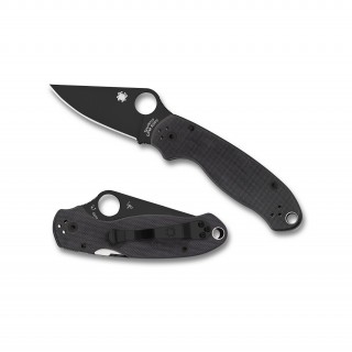 Spyderco Para 3 Folder 3.0 in Black Plain Black G-10 Handle Spyderco Para 3 Folder 3.0 in Black Plain Black G-10 Handle