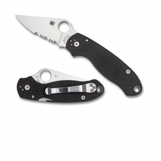 Spyderco Para 3 Folder 3.0 in Comboedge Black G-10 Handle Spyderco Para 3 Folder 3.0 in Comboedge Black G-10 Handle