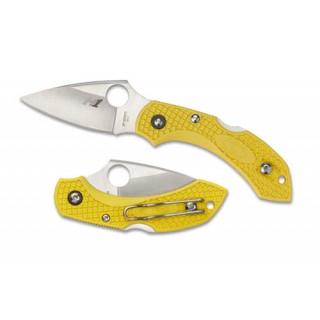 Spyderco Dragonfly 2 Folder 2.25 in H1 Plain Yellow FRN Hndl Spyderco Dragonfly 2 Folder 2.25 in H1 Plain Yellow FRN Hndl