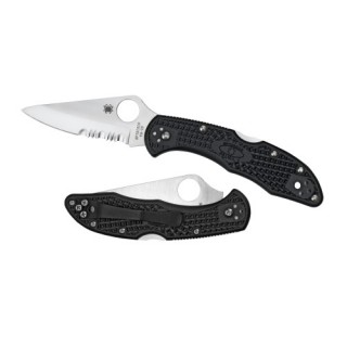 Spyderco Delica 4 Folder 2.88 in Plain Black FRN Handle Spyderco Delica 4 Folder 2.88 in Plain Black FRN Handle