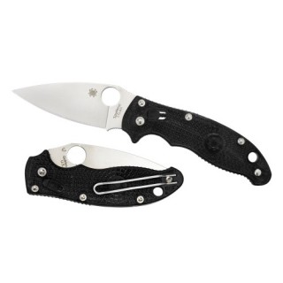 Spyderco Manix 2 Folder 3.38 in Plain Black FRN Handle Spyderco Manix 2 Folder 3.38 in Plain Black FRN Handle