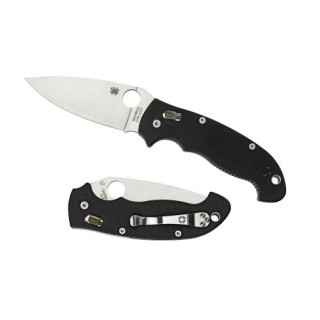 Spyderco Manix 2 XL Folder 3.88 in Black Plain Black G-10 Spyderco Manix 2 XL Folder 3.88 in Black Plain Black G-10