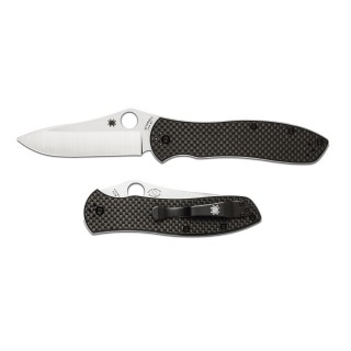 Spyderco Gayle Bradley Folder 3.6 in Plain Carbon Fiber Hndl Spyderco Gayle Bradley Folder 3.6 in Plain Carbon Fiber Hndl