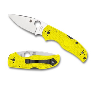 Spyderco Native 5 Folder 3.0 in Plain Yellow FRN Handle Spyderco Native 5 Folder 3.0 in Plain Yellow FRN Handle