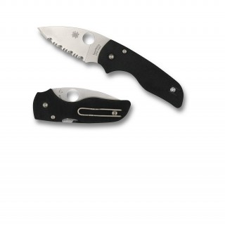 Spyderco Lil Native Folder 2.47 in Serrated Black G-10 Hndl Spyderco Lil Native Folder 2.47 in Serrated Black G-10 Hndl
