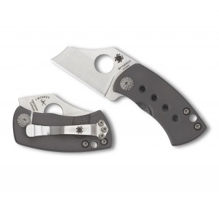 Spyderco McBee Folder 1.52 in Plain Titanium Handle Spyderco McBee Folder 1.52 in Plain Titanium Handle