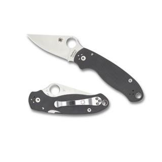 Spyderco Para 3 Folder 2.95 in Blade Dark Gray G10 Handle Spyderco Para 3 Folder 2.95 in Blade Dark Gray G10 Handle