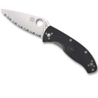 Spyderco Tenacious Lightweight 3.4 in Serr Blade FRN Handle Spyderco Tenacious Lightweight 3.4 in Serr Blade FRN Handle