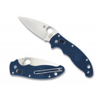 Spyderco Manix 2 Folder 3.37 in Blade Blue FRCP Handle Spyderco Manix 2 Folder 3.37 in Blade Blue FRCP Handle