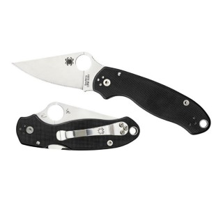 Spyderco Para 3 Folder 3.0 in Plain Black G-10 Handle Spyderco Para 3 Folder 3.0 in Plain Black G-10 Handle