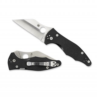 Spyderco Yojimbo 2 Folder 3.1 in Plain Black G-10 Handle Spyderco Yojimbo 2 Folder 3.1 in Plain Black G-10 Handle
