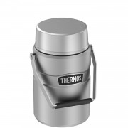 Thermos 47 oz SS Food Jar w Inner Containers Silver