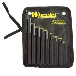 WHEELER ENGINEERING Wheeler Roll Pin Starter Punch Set - 9 Piece WHEELER ENGINEERING Wheeler Roll Pin Starter Punch Set - 9 Piece