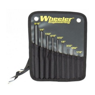 WHEELER закругленные выколотки Roll Pin Punch Set - 9 Piece WHEELER закругленные выколотки Roll Pin Punch Set - 9 Piece
