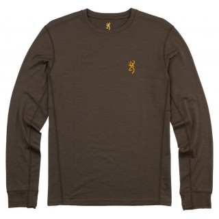 BROWNING Футболка с длинным рукавом Merino Crew Long Sleeve Shirt BROWNING Футболка с длинным рукавом Merino Crew Long Sleeve Shirt